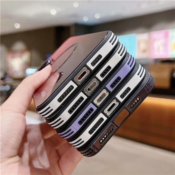 For iPhone 14 Pro Max 12 13 14Pro Luxury Mag Safe Gradient Glass Case Shockproof - Picture 8 of 10